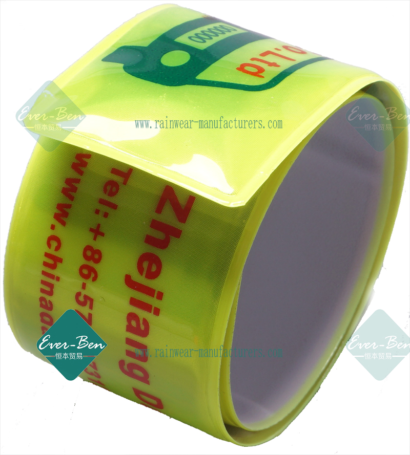 bulk personalized slap bracelets with printing logo